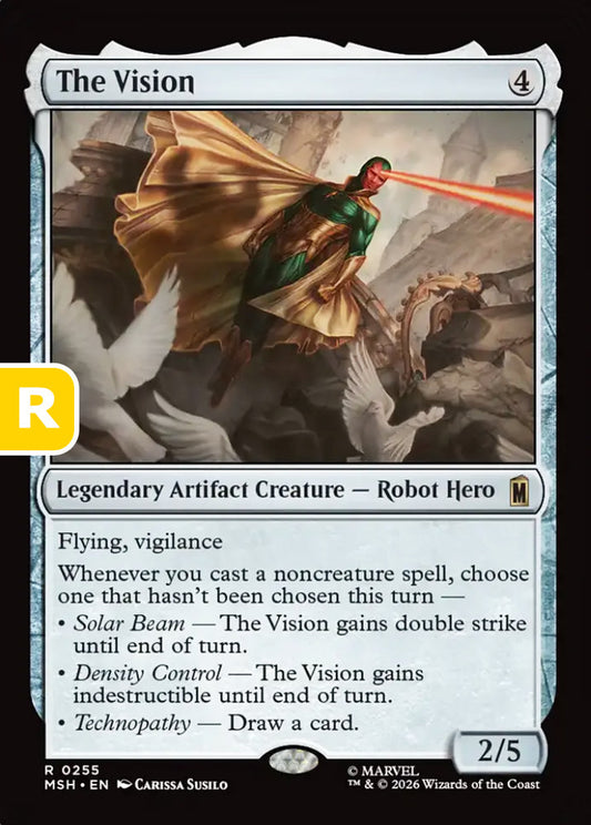 The Vision MSH Legendary Artifact Creature Robot Hero NM