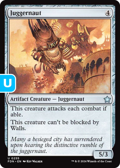 Juggernaut FDN Artifact Creature Juggernaut NM