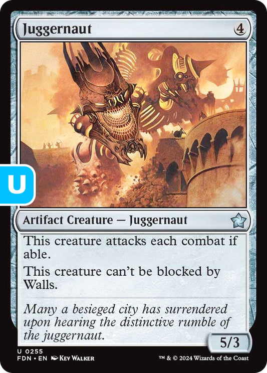 Juggernaut FDN Artifact Creature Juggernaut NM