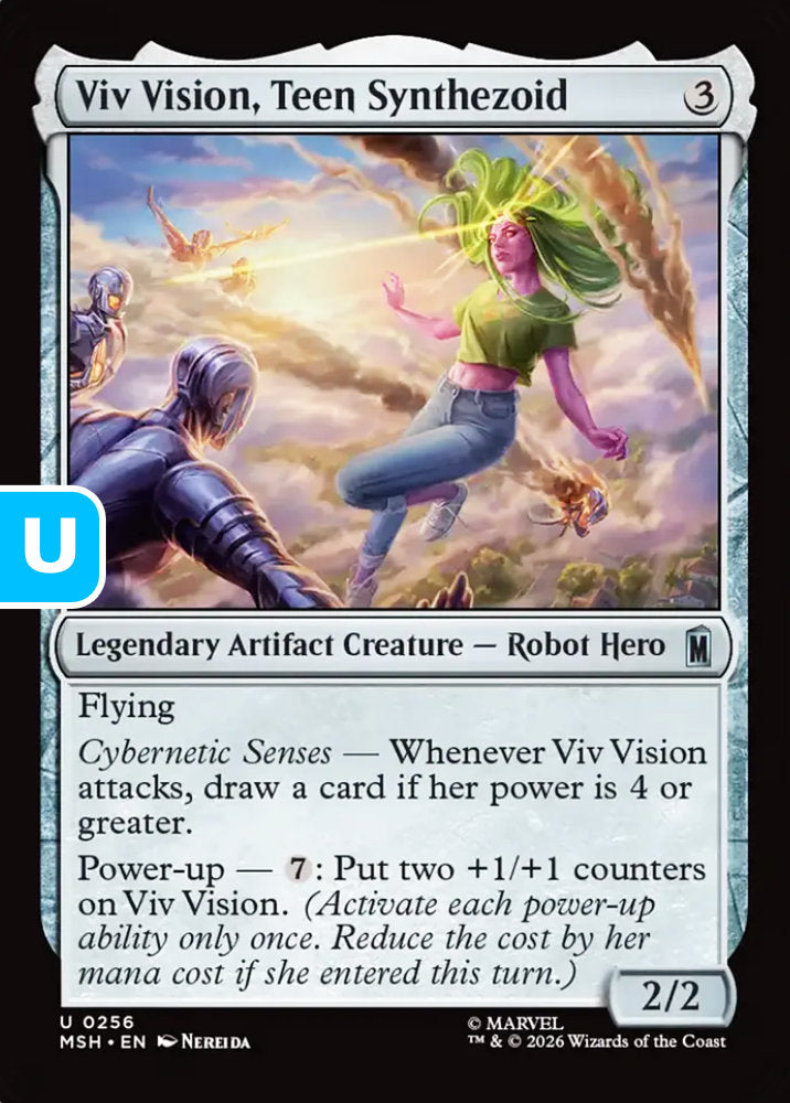 Viv Vision, Teen Synthezoid MSH Legendary Artifact Creature Robot Hero NM