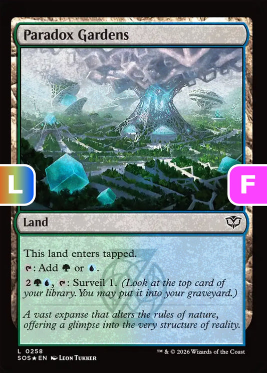 Paradox Gardens SOS Land  *Foil* NM