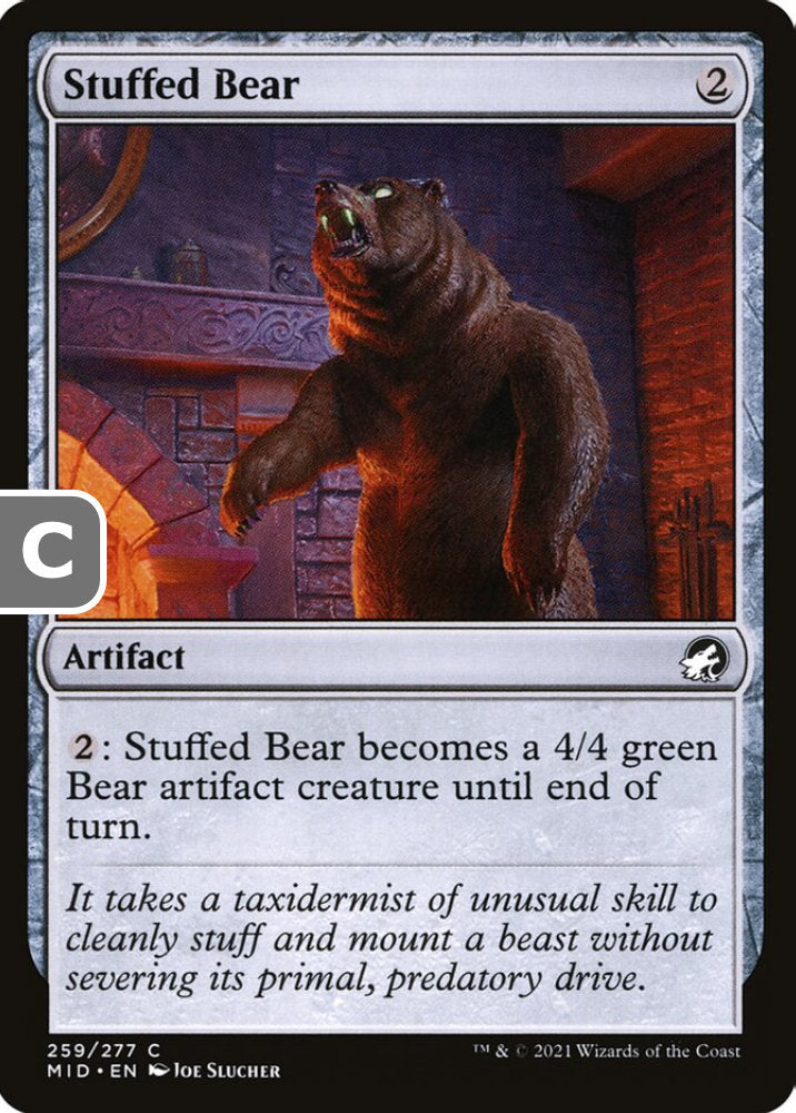 Stuffed Bear MID Artifact  NM