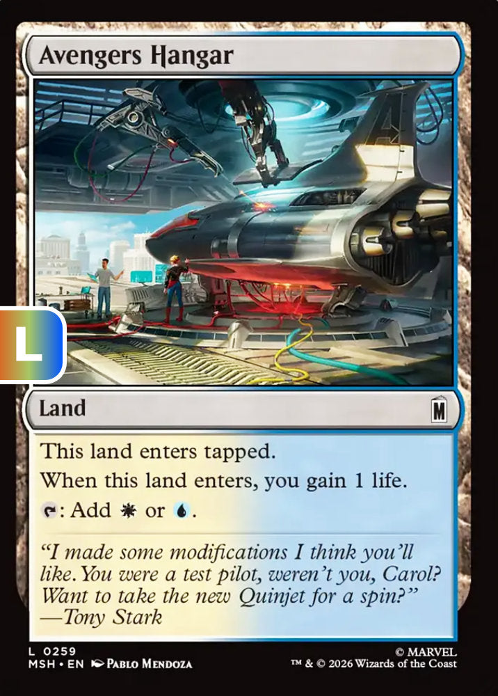 Avengers Hangar MSH Land  NM