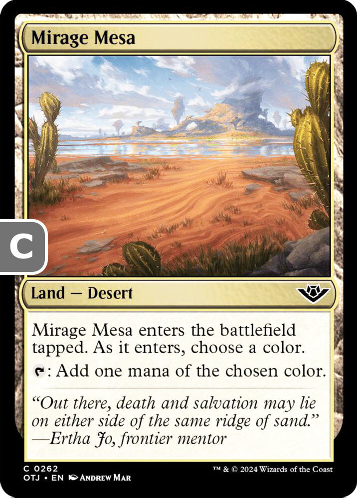 Mirage Mesa Land Desert OTJ NM