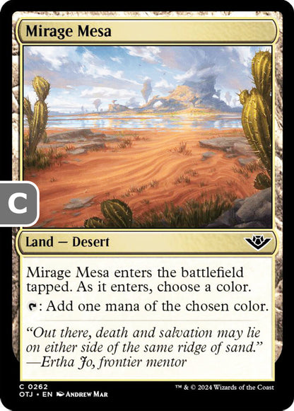 Mirage Mesa Land Desert OTJ NM