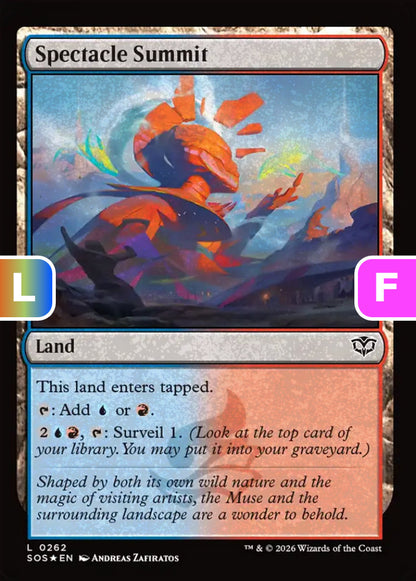 Spectacle Summit SOS Land  *Foil* NM