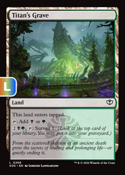 Titan's Grave SOS Land  NM