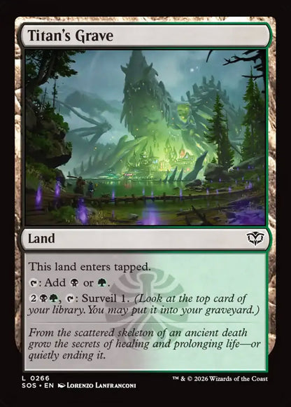 Titan's Grave SOS Land  NM