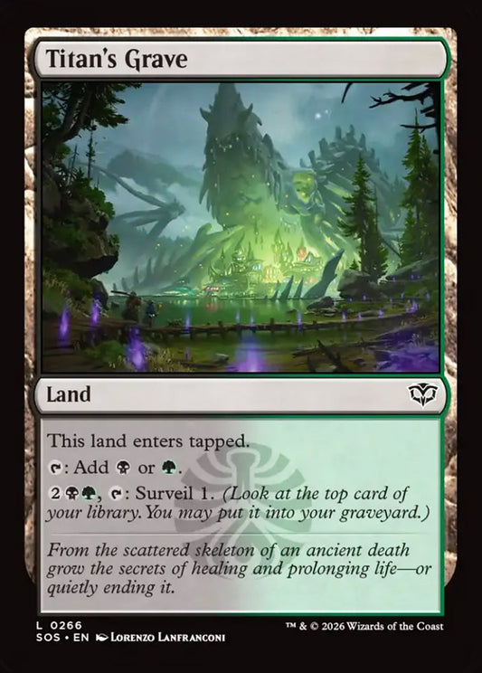Titan's Grave SOS Land  NM