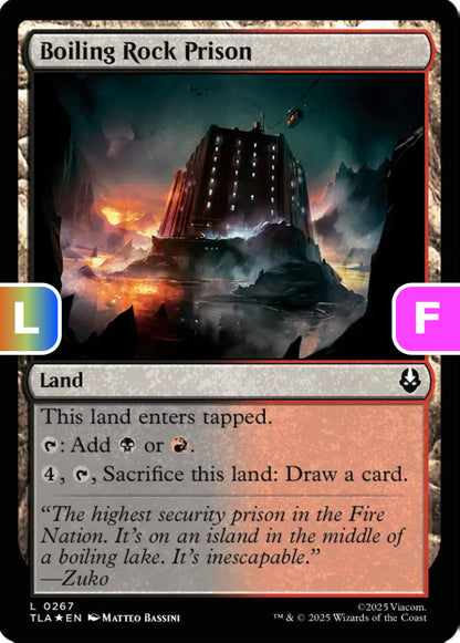 Boiling Rock Prison TLA Land  *Foil* NM