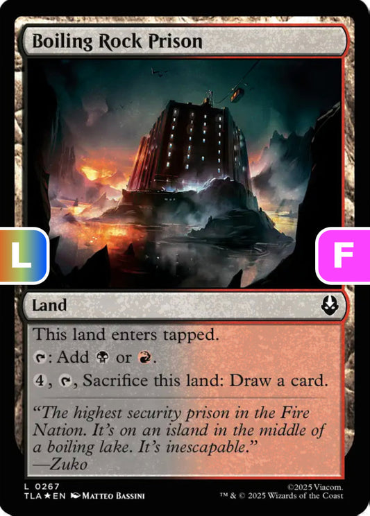 Boiling Rock Prison TLA Land  *Foil* NM