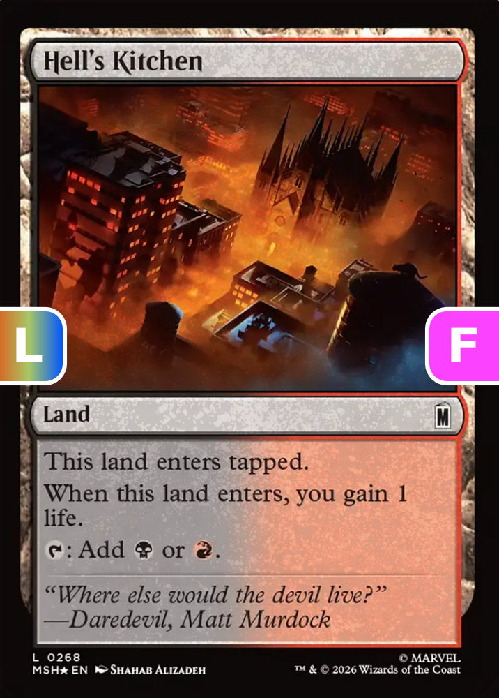 Hell's Kitchen MSH Land  *Foil* NM