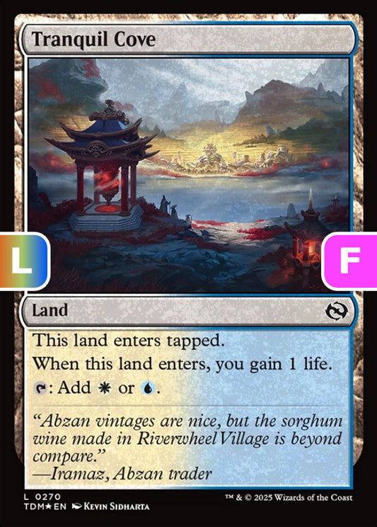 Tranquil Cove TDM Land  *Foil* NM