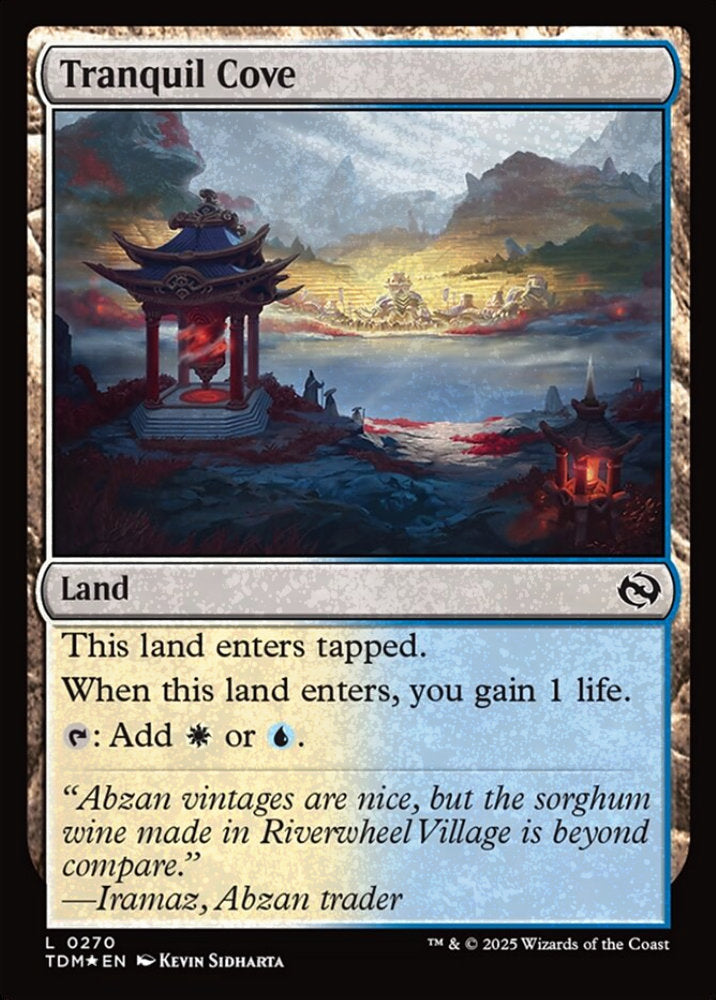 Tranquil Cove TDM Land  *Foil* NM