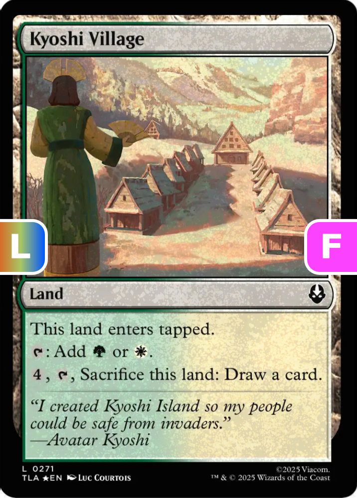 Kyoshi Village TLA Land  *Foil* NM