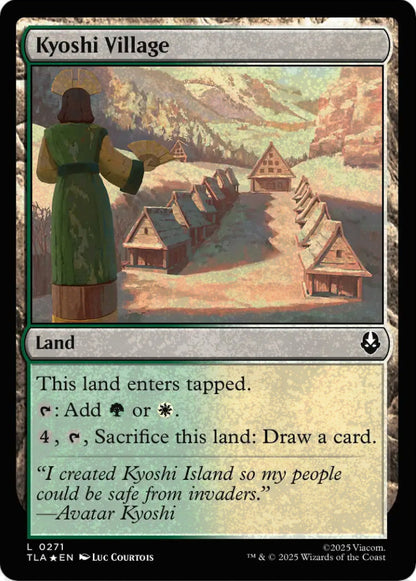 Kyoshi Village TLA Land  *Foil* NM