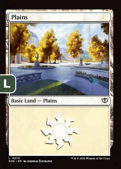 Plains SOS Basic Land Plains NM