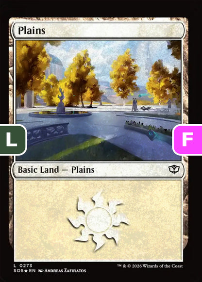 Plains SOS Basic Land Plains *Foil* NM