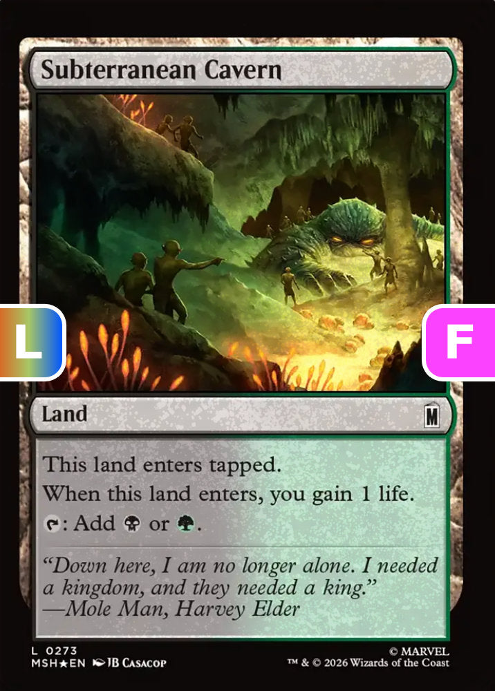 Subterranean Cavern MSH Land  *Foil* NM