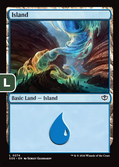 Island SOS Basic Land Island NM