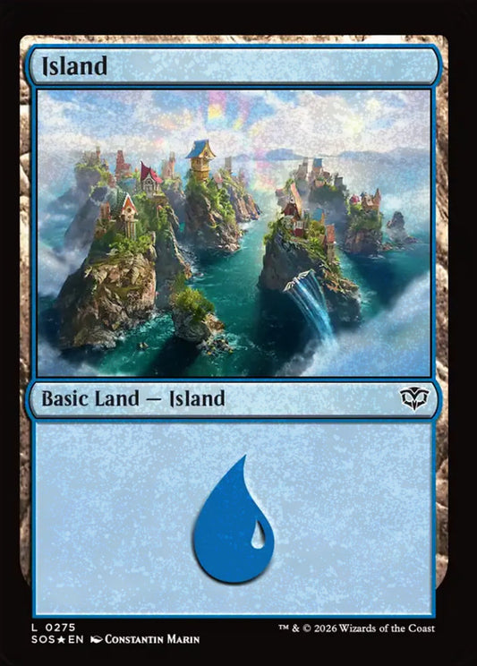 Island SOS Basic Land Island *Foil* NM