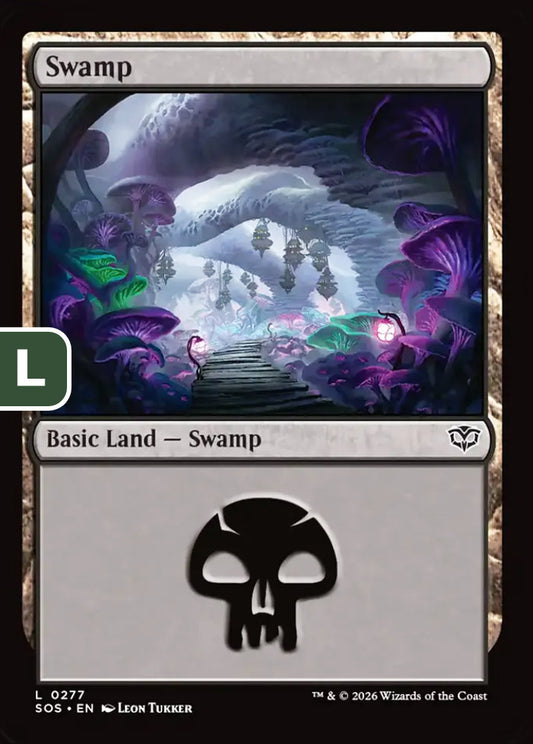 Swamp SOS Basic Land Swamp NM