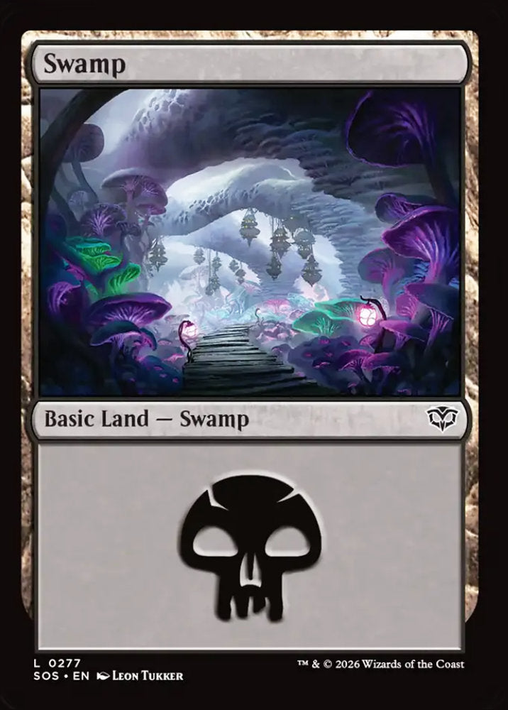 Swamp SOS Basic Land Swamp NM