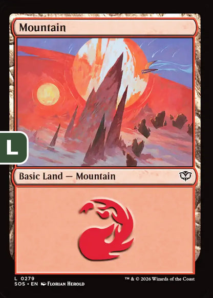 Mountain SOS Basic Land Mountain NM
