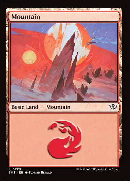 Mountain SOS Basic Land Mountain NM