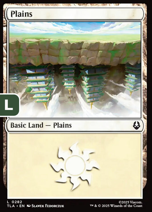 Plains TLA Basic Land Plains NM