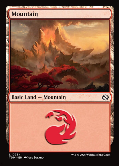 Mountain TDM Basic Land Mountain NM