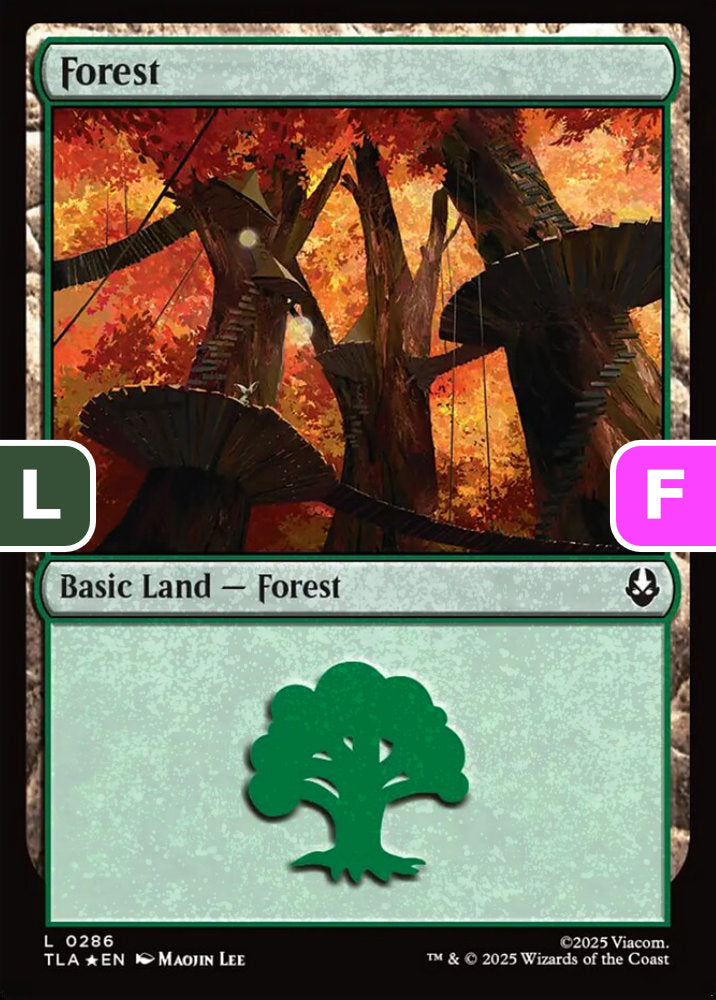 Forest TLA Basic Land Forest *Foil* NM