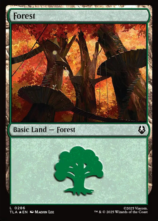 Forest TLA Basic Land Forest *Foil* NM