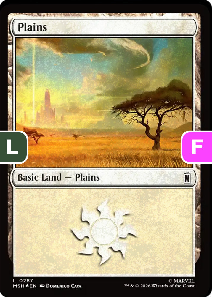 Plains MSH Basic Land Plains *Foil* NM