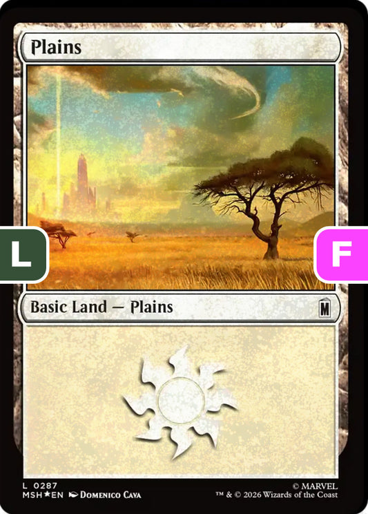 Plains MSH Basic Land Plains *Foil* NM