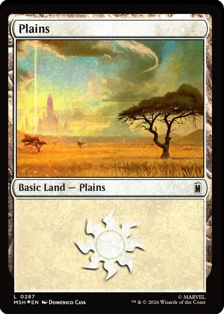 Plains MSH Basic Land Plains *Foil* NM
