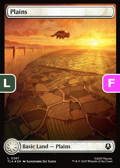 Plains TLA Basic Land Plains *Foil* NM