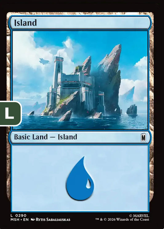 Island MSH Basic Land Island NM