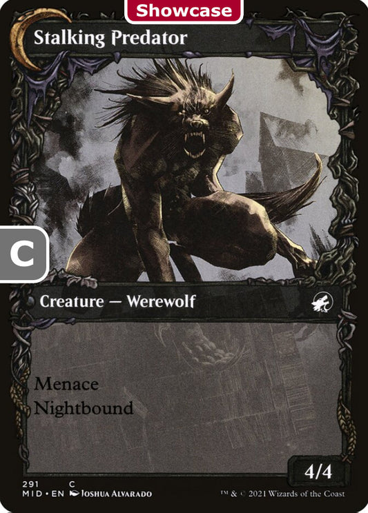 Shady Traveler/Stalking Predator MID Creature Human Werewolf/Werewolf NM