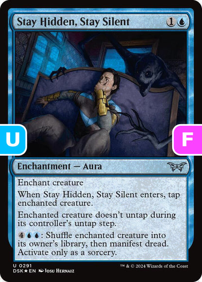 Stay Hidden, Stay Silent DSK Enchantment Aura *Foil* NM