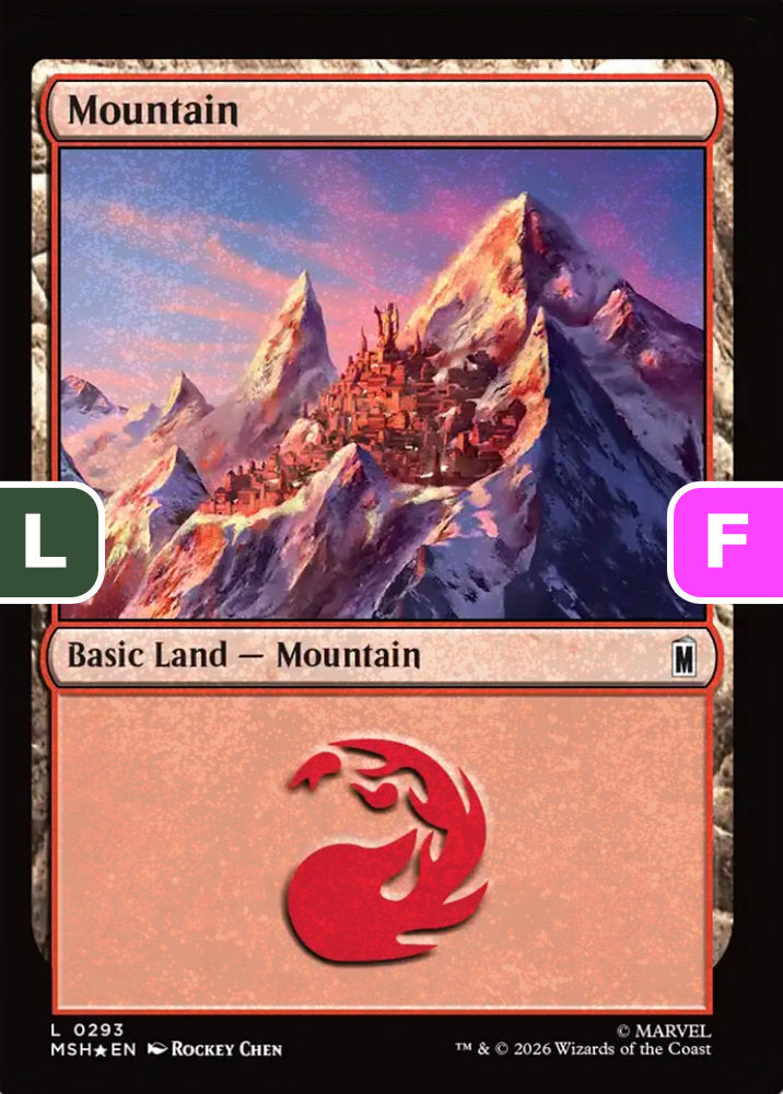Mountain MSH Basic Land Mountain *Foil* NM