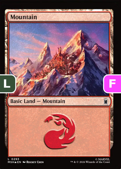 Mountain MSH Basic Land Mountain *Foil* NM