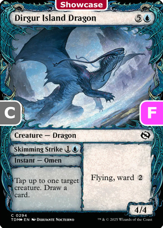 Dirgur Island Dragon TDM Creature Dragon *Foil* NM