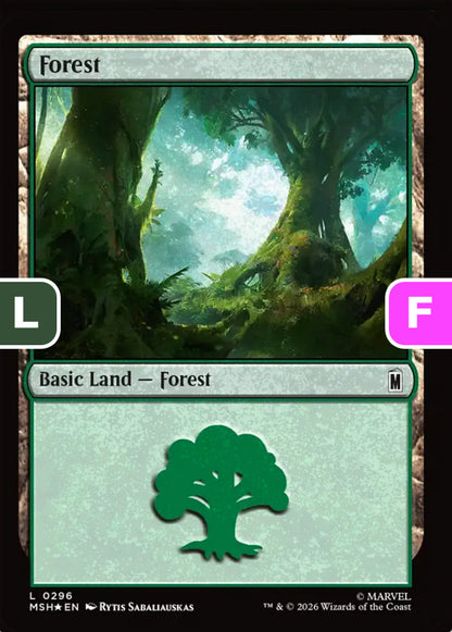 Forest MSH Basic Land Forest *Foil* NM