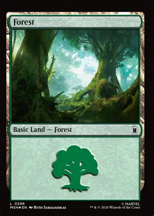 Forest MSH Basic Land Forest *Foil* NM