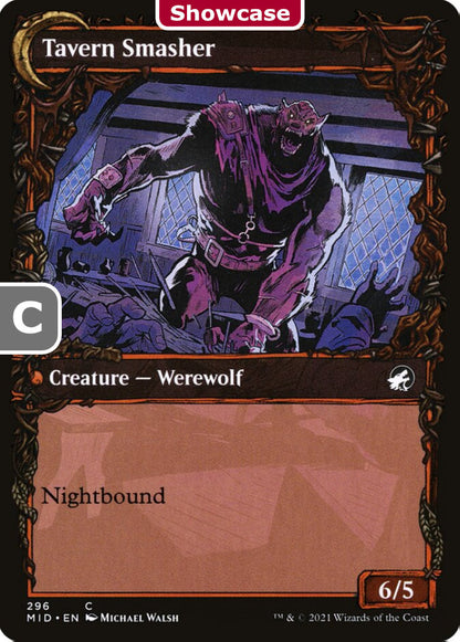 Tavern Ruffian/Tavern Smasher MID Creature Human Warrior Werewolf/Werewolf NM