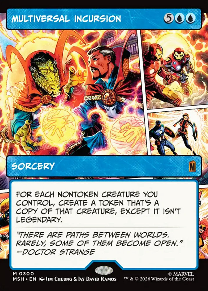 Multiversal Incursion MSH Sorcery  NM