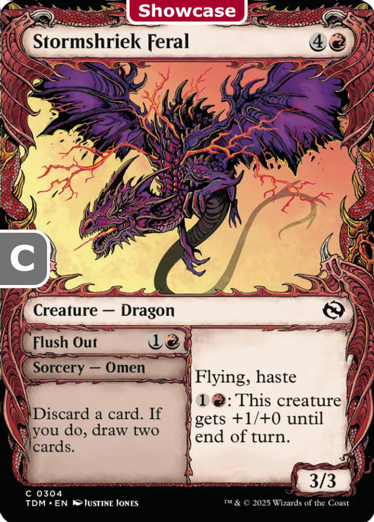 Stormshriek Feral TDM Creature Dragon NM