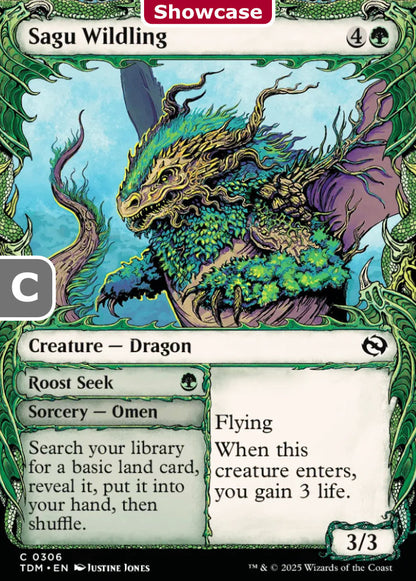 Sagu Wildling TDM Creature Dragon NM