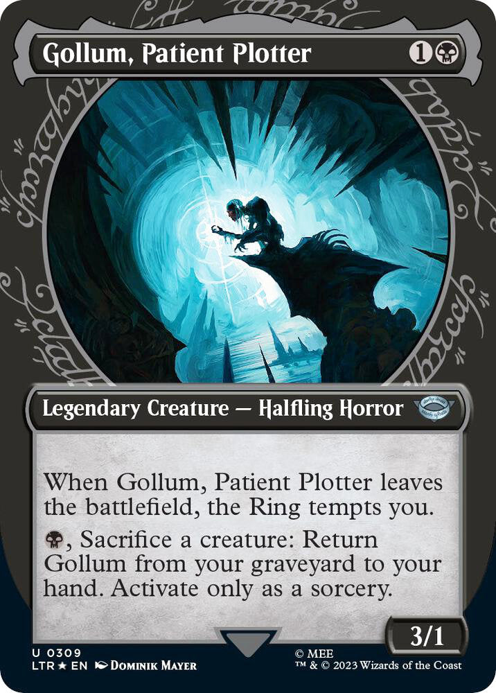 Gollum, Patient Plotter LTR Legendary Creature Halfling Horror *Foil* NM